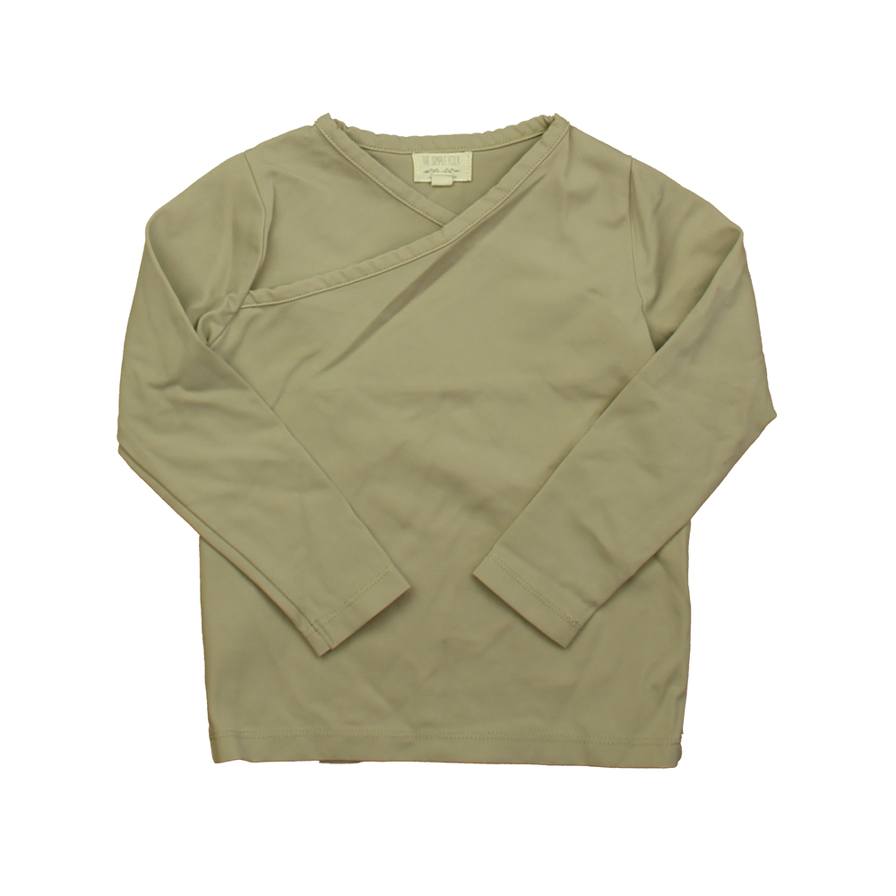 The Simple Folk Unisex Taupe Long Sleeve Shirt size: 18-24 Months